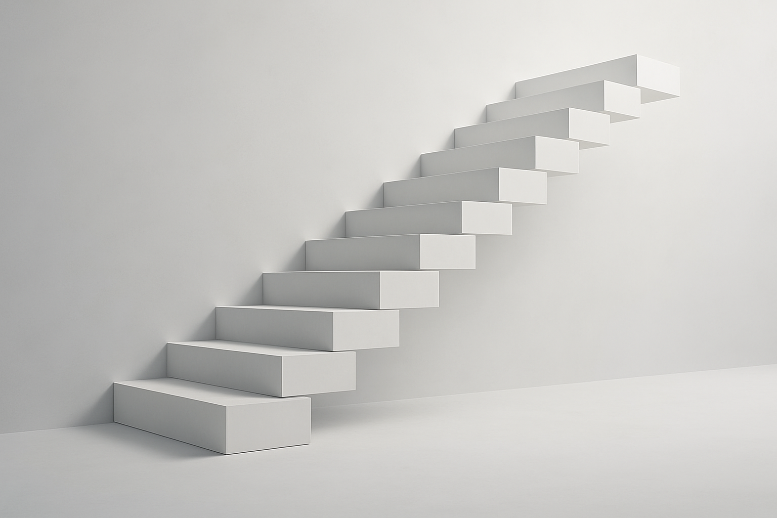 Re-render the image use architectural, refined, elegant, minimalist influence that looks beyond modern. Create a sign of ascension  